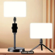 10-Inch LED Flat Panel Light with Tripod Adjustable Brightness