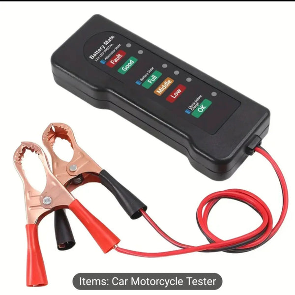 12v Universal Car Motorcycle Battery Digital Tester