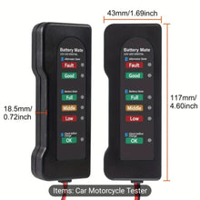 12v Universal Car Motorcycle Battery Digital Tester