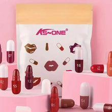 18-Color Capsule Lipstick Set – Mini Long-Lasting Matte Lipsticks  Portable & Lightweight  Moisturizing & Pigmented  Travel-Friendly Beauty Gift