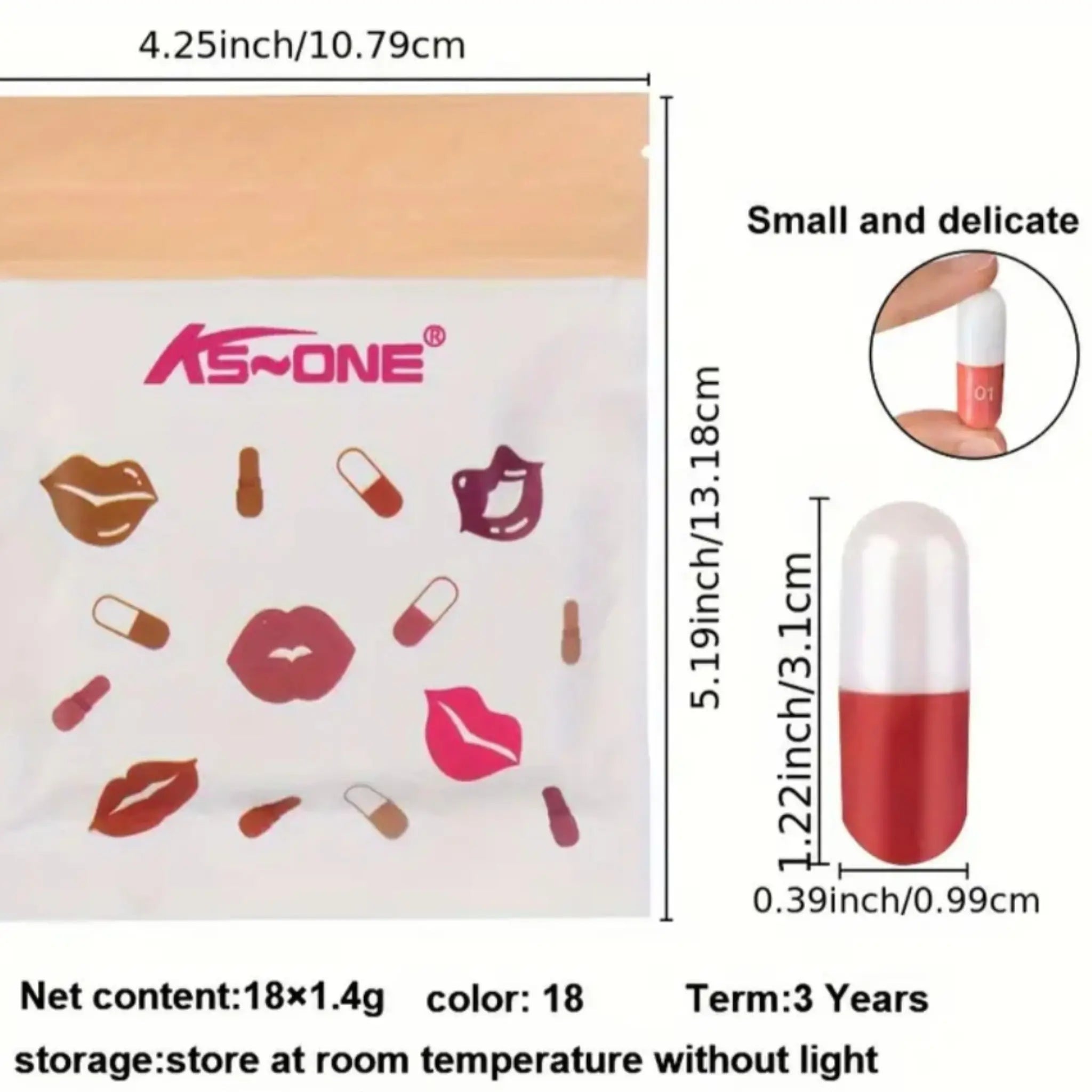 18-Color Capsule Lipstick Set