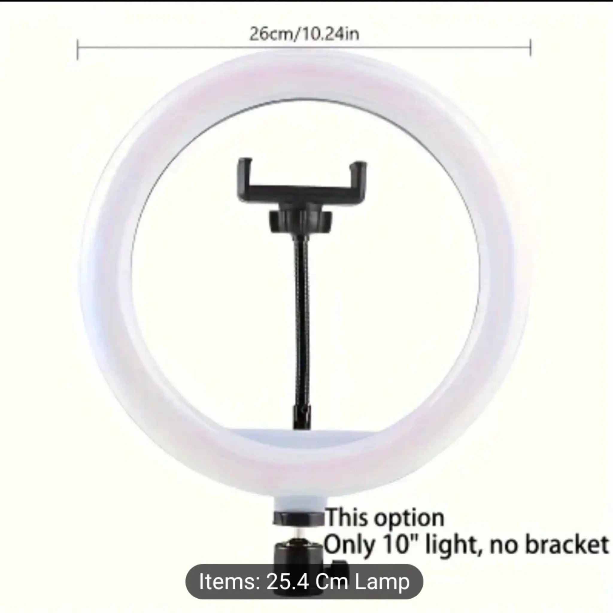 26cm LED Ring Fill Light with Adjustable Tripod