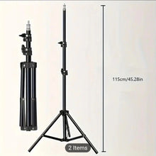 26cm LED Ring Fill Light with Adjustable Tripod Stand and Phone Holder 3 Color Modes
