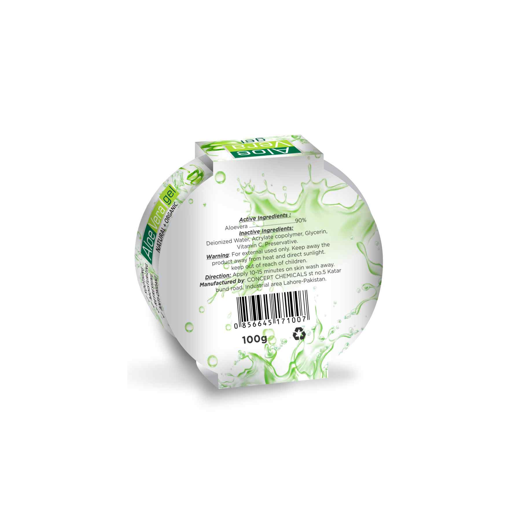 Aloevera Gel For Skin & Hair