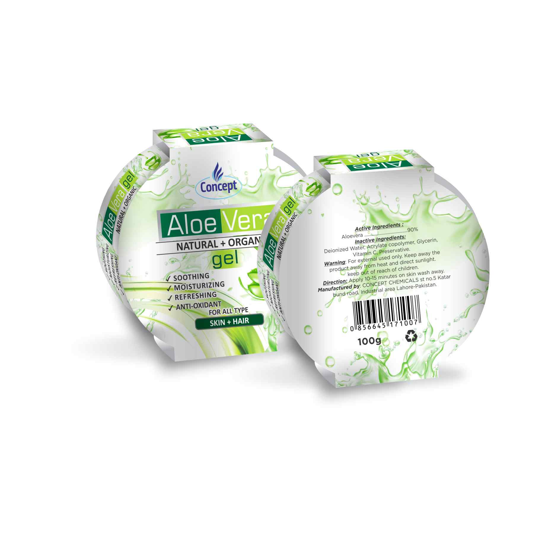Aloevera Gel For Skin & Hair