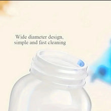 Anti-Colic Wide-Neck Baby Feeding Bottle with Soft Silicone Nipple and Easy-Grip Handles – 120ml, Blue