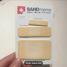 Band Aid Sticky Notes – Cute Band Memo Pads | 3 Sizes, Reusable Adhesive Memos for Notes & Reminders