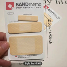 Band Aid Sticky Notes – Cute Band Memo Pads | 3 Sizes, Reusable Adhesive Memos for Notes & Reminders