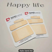 Band Aid Sticky Notes – Cute Band Memo Pads | 3 Sizes, Reusable Adhesive Memos for Notes & Reminders