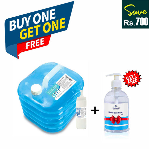 Buy 1 Ultrasound Gel Rib Pack 5 Litre and Get Hand Sanitizer Gel 500ML Free