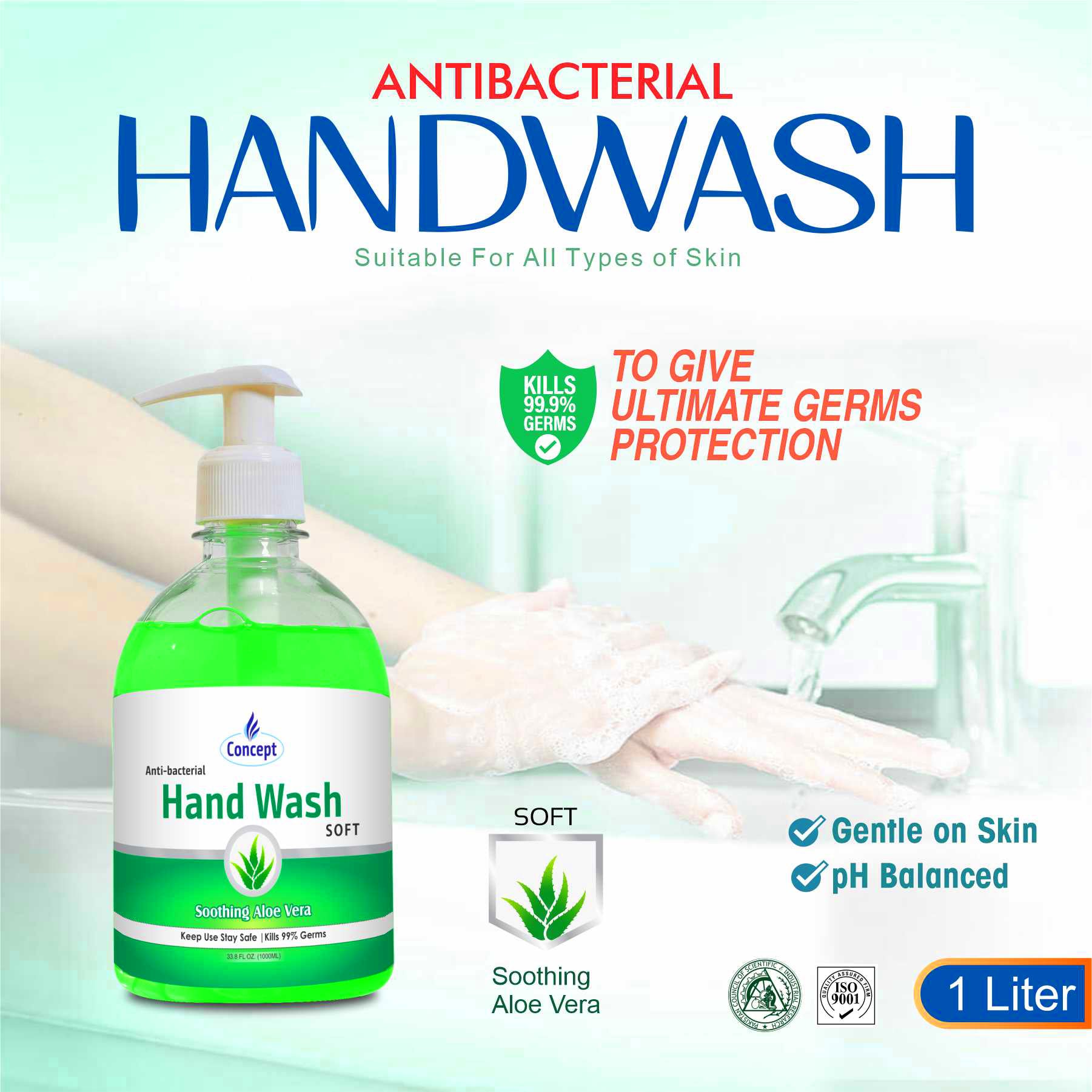 Aloevera Clear Hand Wash