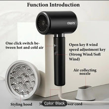 CRASTS Classic Black Hair Dryer