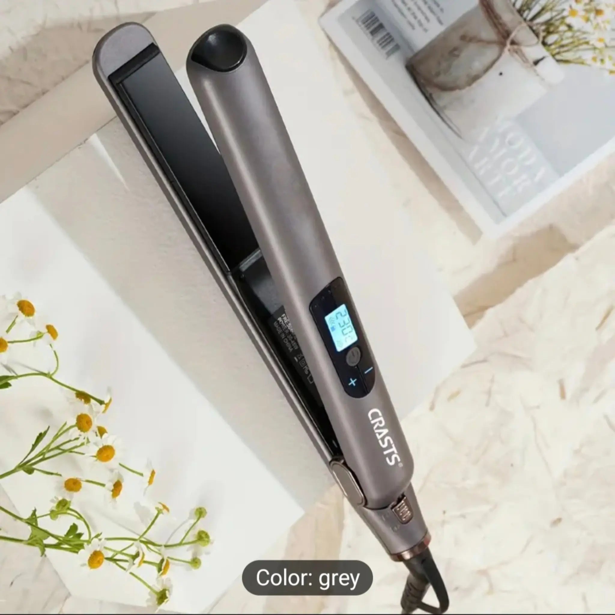 CRASTS Sleek Ceramic Flat Iron 2 in 1 Dual