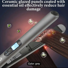 CRASTS Sleek Ceramic Flat Iron 2 in 1 Dual Voltage (45W) Hair Straightener & Curler, for Men & Women
