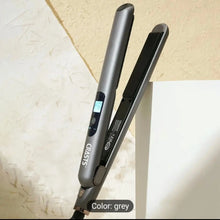 CRASTS Sleek Ceramic Flat Iron 2 in 1 Dual Voltage (45W) Hair Straightener & Curler, for Men & Women