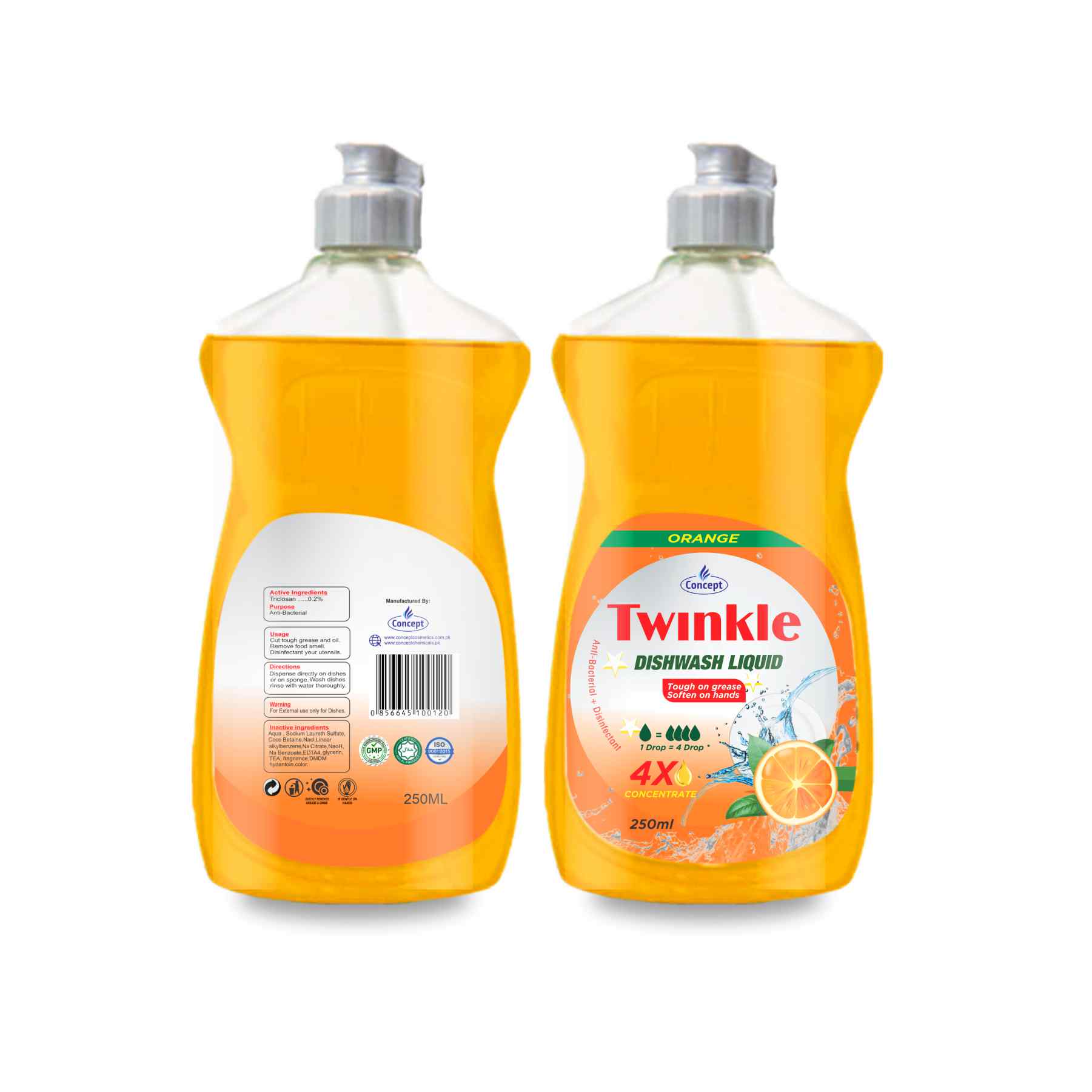Dish Wash Orange