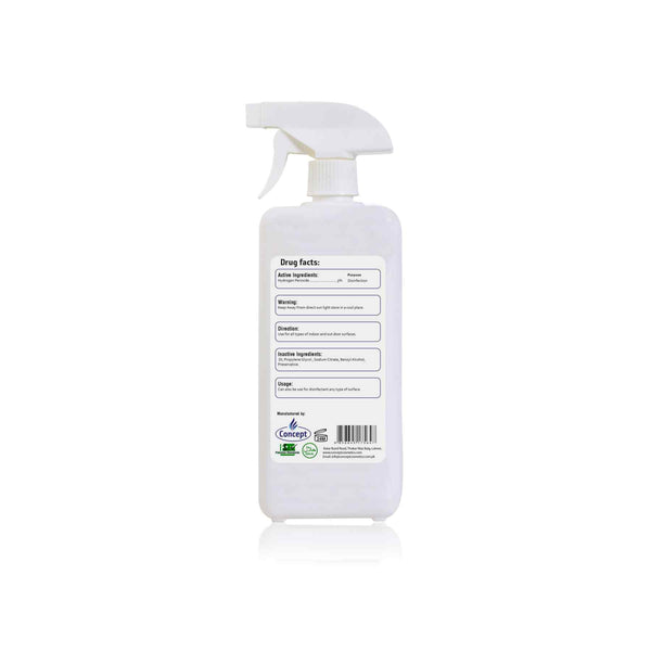Disinfectant Spray H2O2 1 Litre