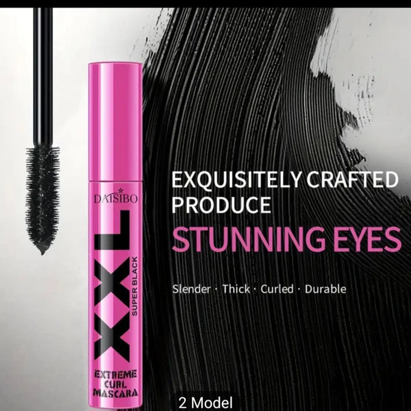 Daisibo 4D Silk Fiber Lash Mascara – Extreme Curl, Length & Volume | Waterproof, Smudge-Proof, Long-Lasting Black Mascara for All Skin Types