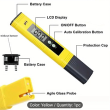 Imported Digital PH Meter for Water – High-Precision 0.01 PH Tester with 3 Calibration Powders | 0-14 PH Range, 154mm Portable Pen for Hydroponics, Pools, Drinking Water, and Aquariums