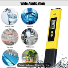 Imported Digital PH Meter for Water – High-Precision 0.01 PH Tester with 3 Calibration Powders | 0-14 PH Range, 154mm Portable Pen for Hydroponics, Pools, Drinking Water, and Aquariums