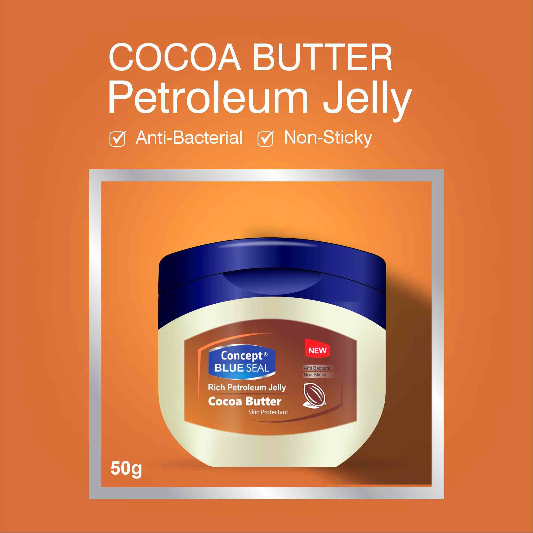 Flip Cap Petroleum Jelly Cocoa Butter