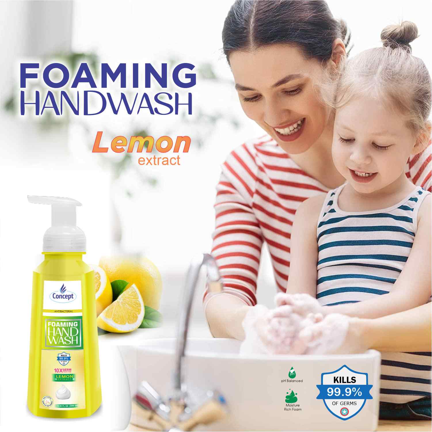 Foaming Hand Wash Lemon 500ML