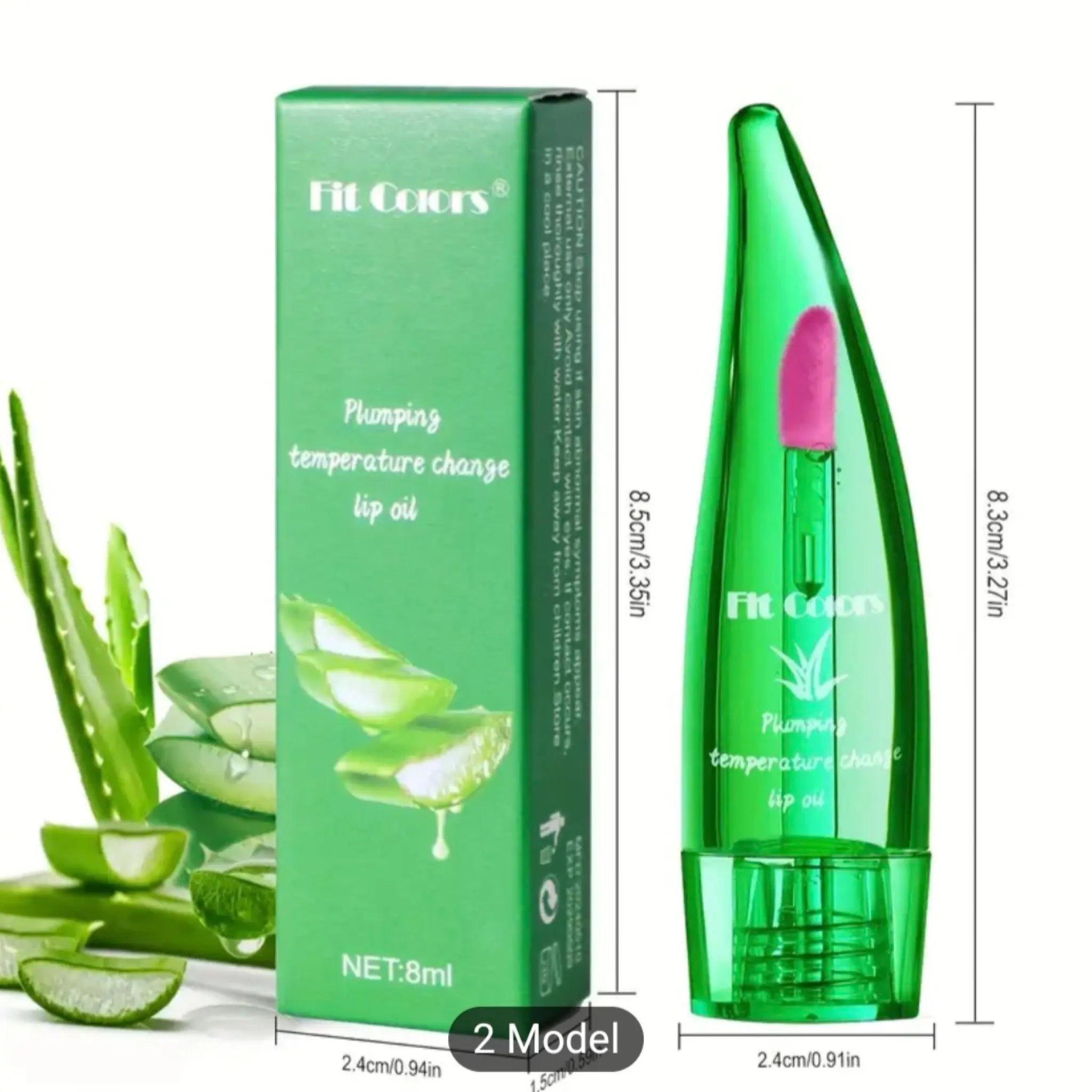 Fit Colors Aloe Vera Temperature-Sensitive Color-Changing Lip Gloss