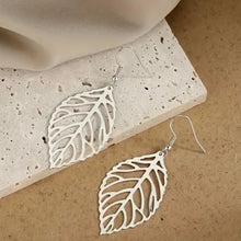 Imported Gold Leaf Dangle Earrings for Women – Lightweight Hollow Cutout Drop Earrings