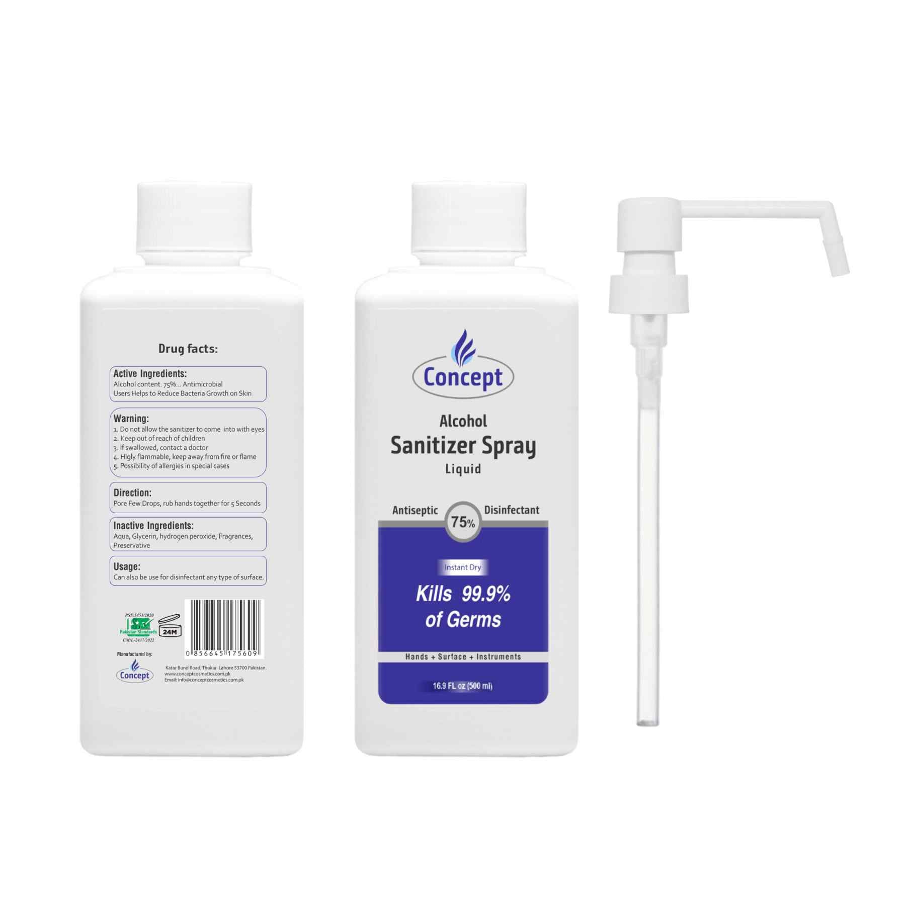 Hand Sanitizer liquid spray 500ML