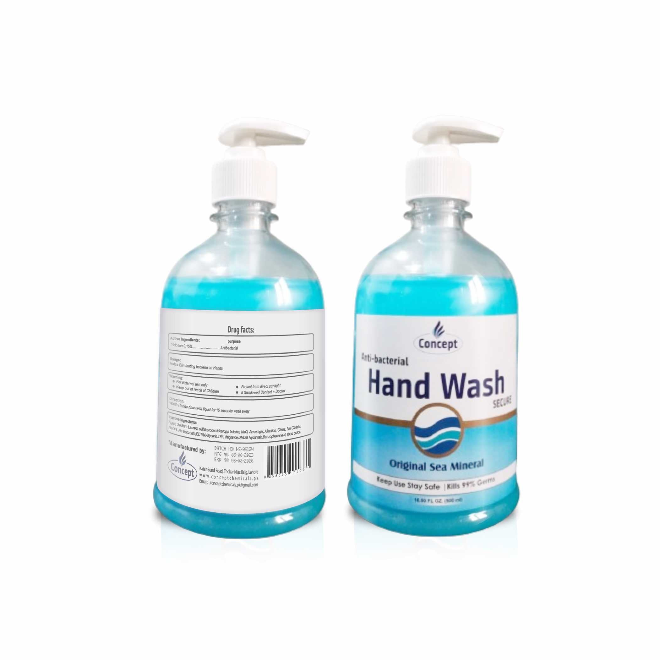 Hand Wash Pearl Aqua Blue 500ML