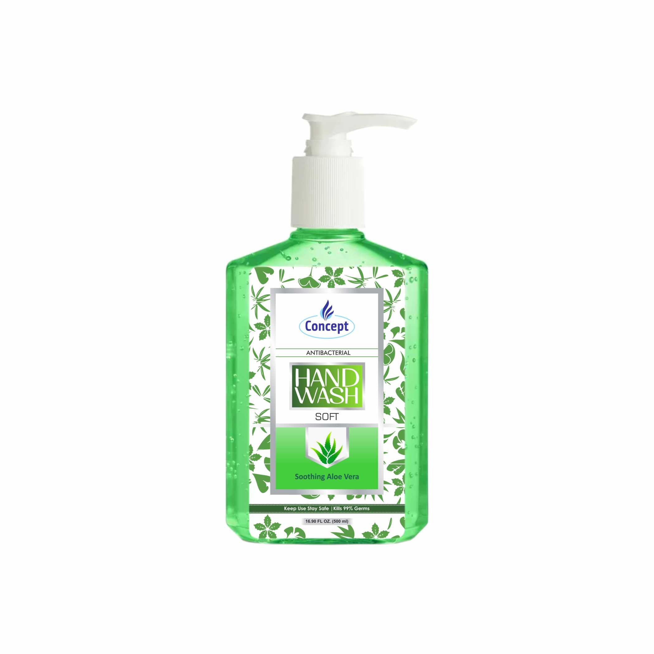 Hand Wash SQ Bottle Aloe Vera