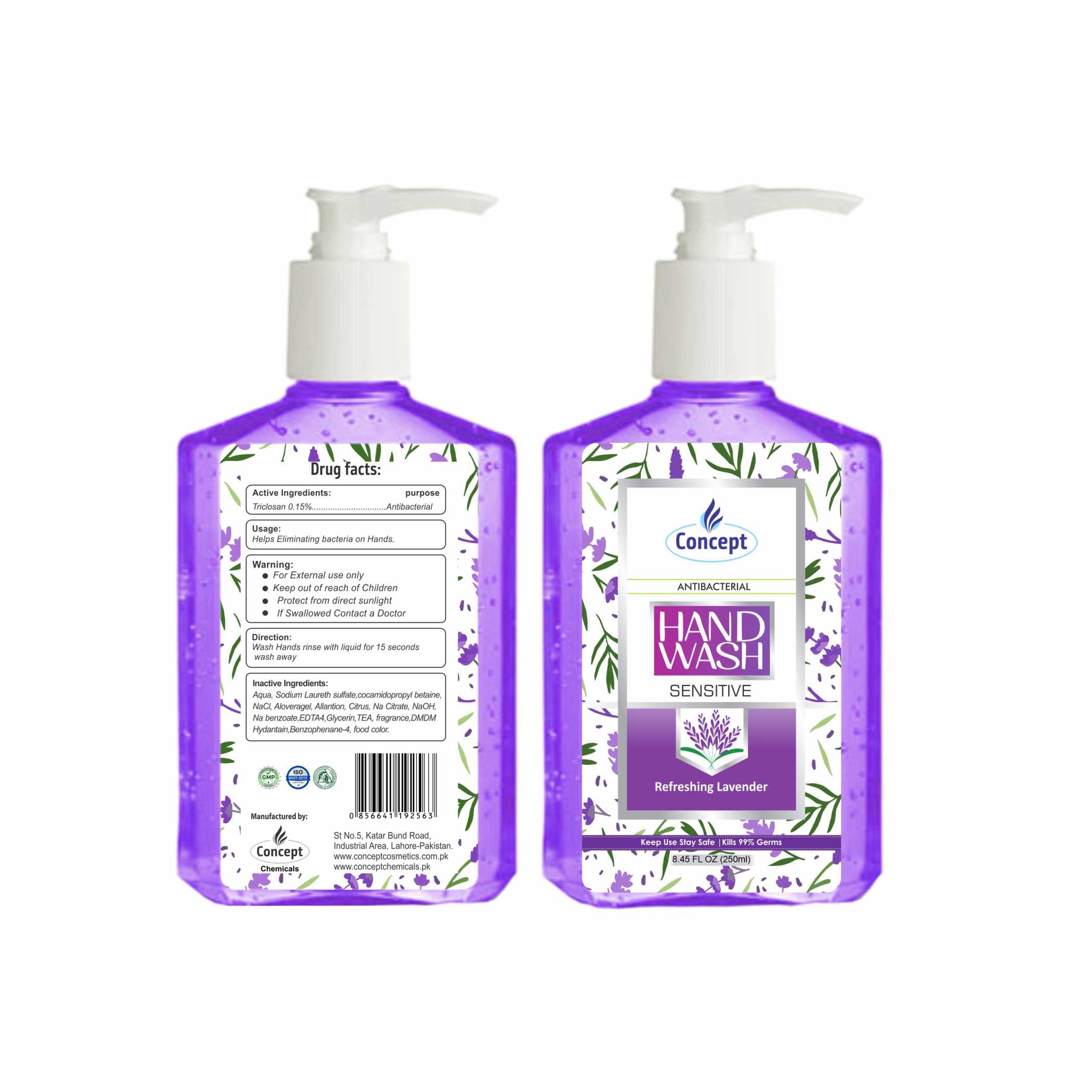 Hand Wash SQ Bottle Lavender