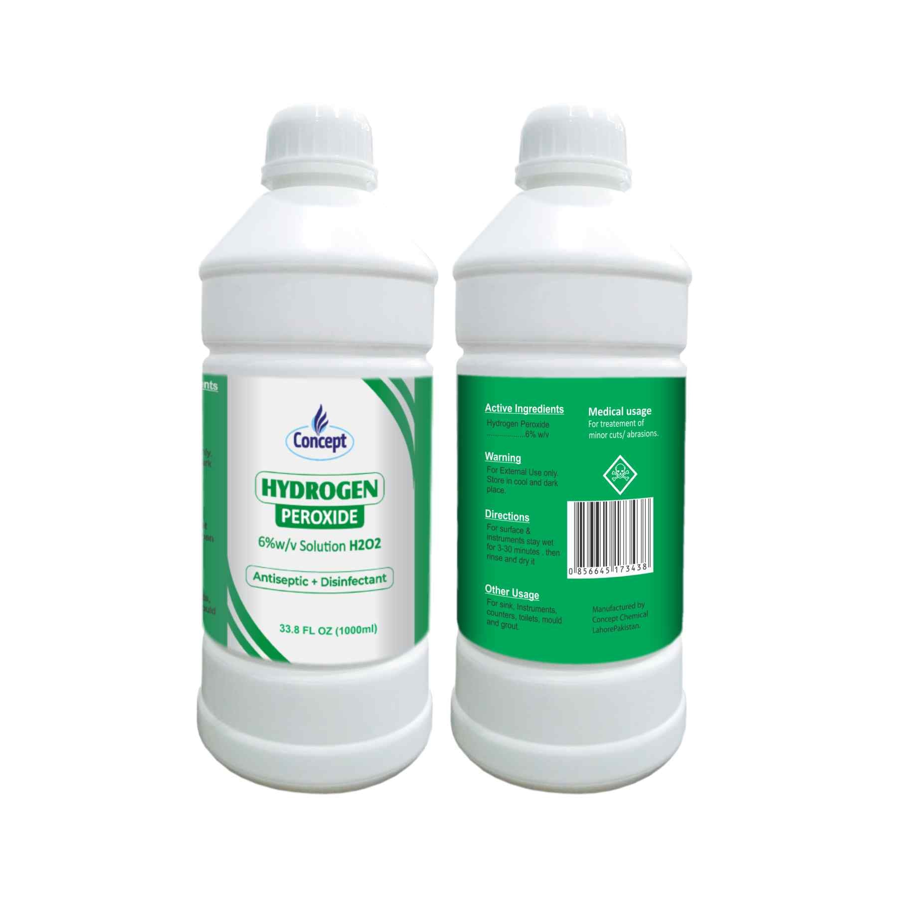 Hydrogen Peroxide 6% 1 Litre