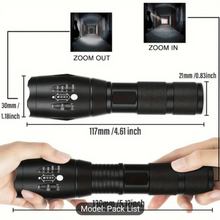 High-Powered LED Flashlight – 5 Modes Tactical Zoomable Torch – Waterproof & Durable for Camping, Hiking, Emergency & Everyday Use – Portable Handheld Flash Light