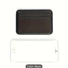 Luxury Leather Slim Wallet for Men  Minimalist Card Holder & Small Purse  Ultra-Thin & Compact Design