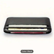 Luxury Leather Slim Wallet for Men  Minimalist Card Holder & Small Purse  Ultra-Thin & Compact Design