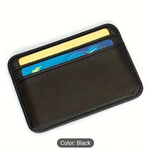 Luxury Leather Slim Wallet for Men  Minimalist Card Holder & Small Purse  Ultra-Thin & Compact Design