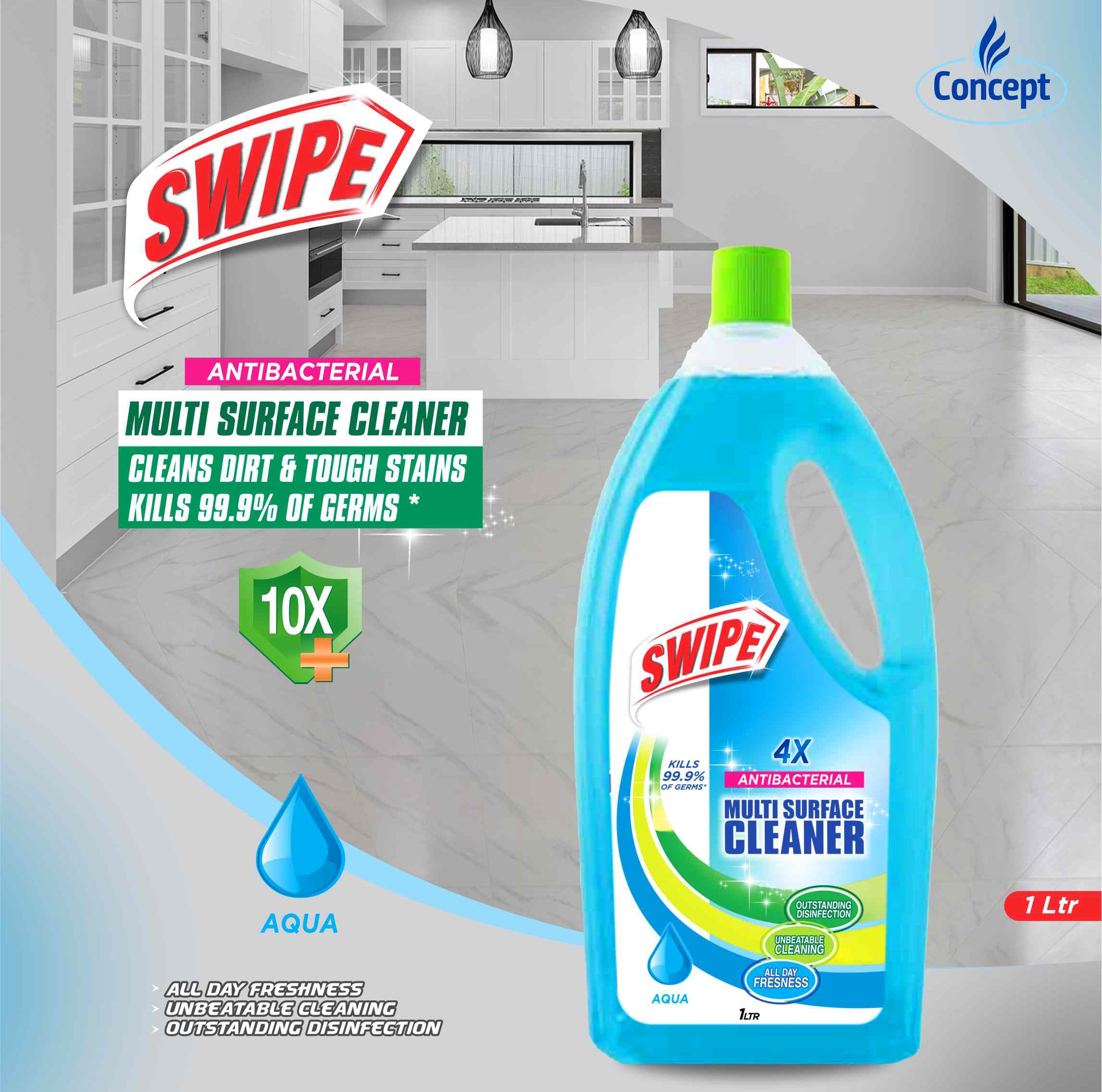 Swipe Multi Surface Cleaner Aqua