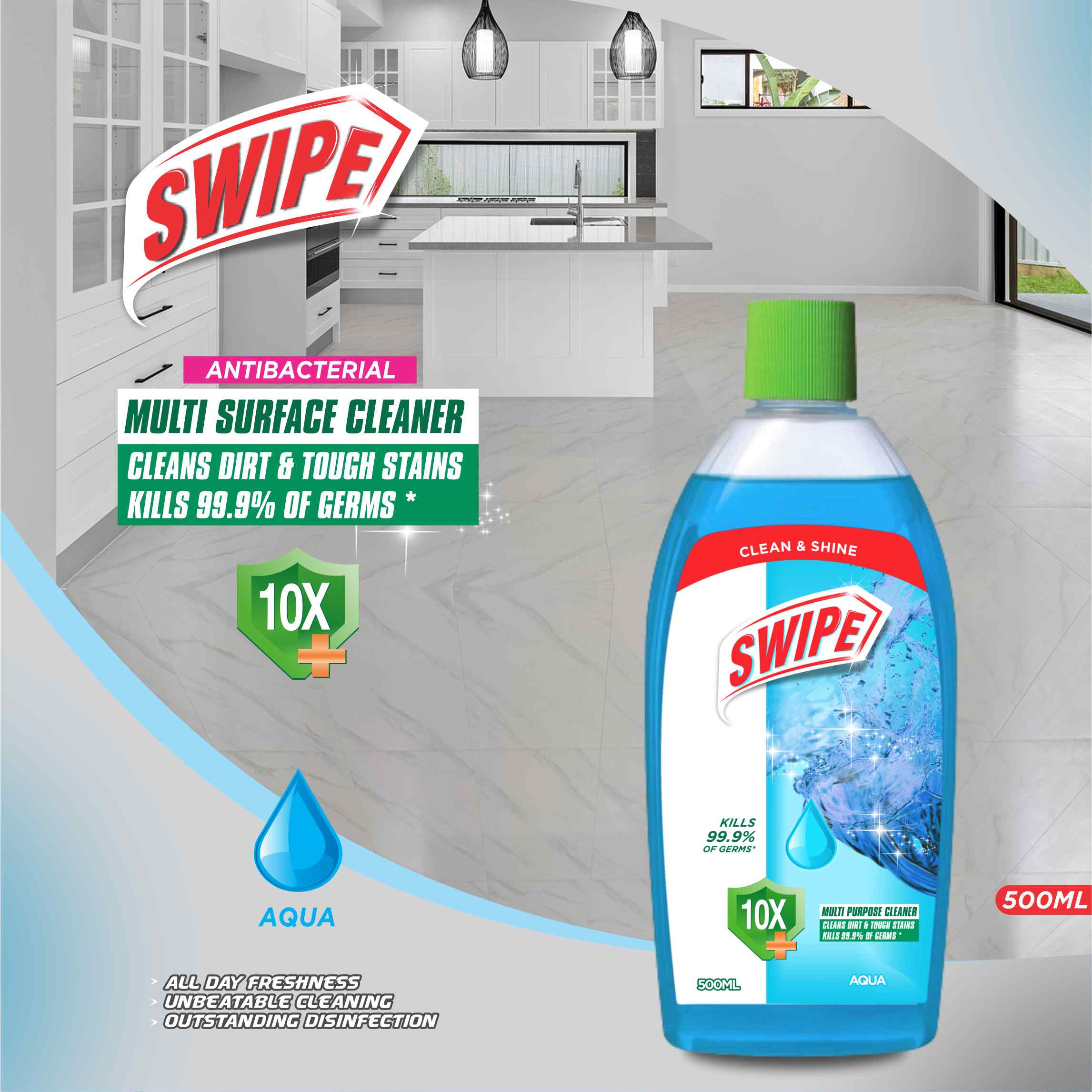 Swipe Multi Surface Cleaner Aqua