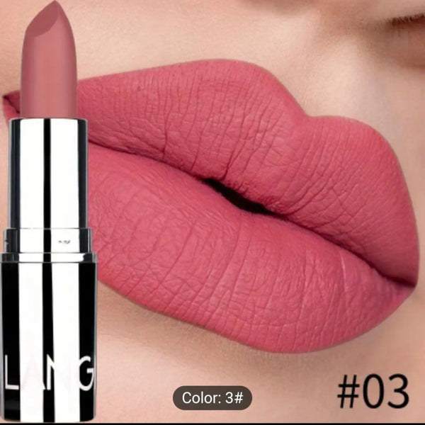 Imported Matte Lipstick Long Lasting Waterproof Lip Color  Langmanni Lipstick for Smooth & Bold Look