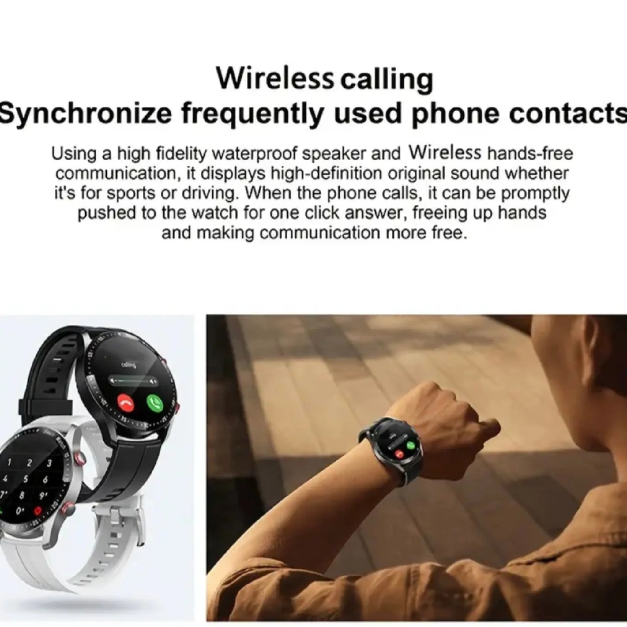 Men's IP67 Smartwatch with Wireless Calls