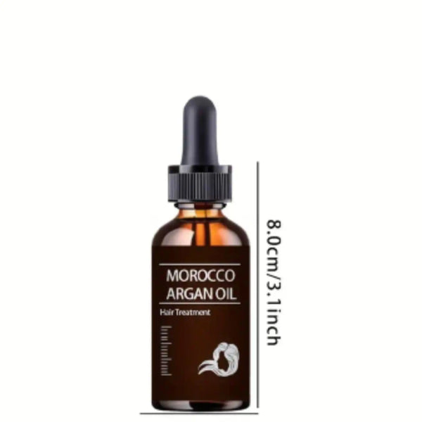 Imported Morocco Argan Hair Oil – Natural Treatment with Shea Butter & Glycerin | Anti-Breakage Serum for Dry, Damaged Hair