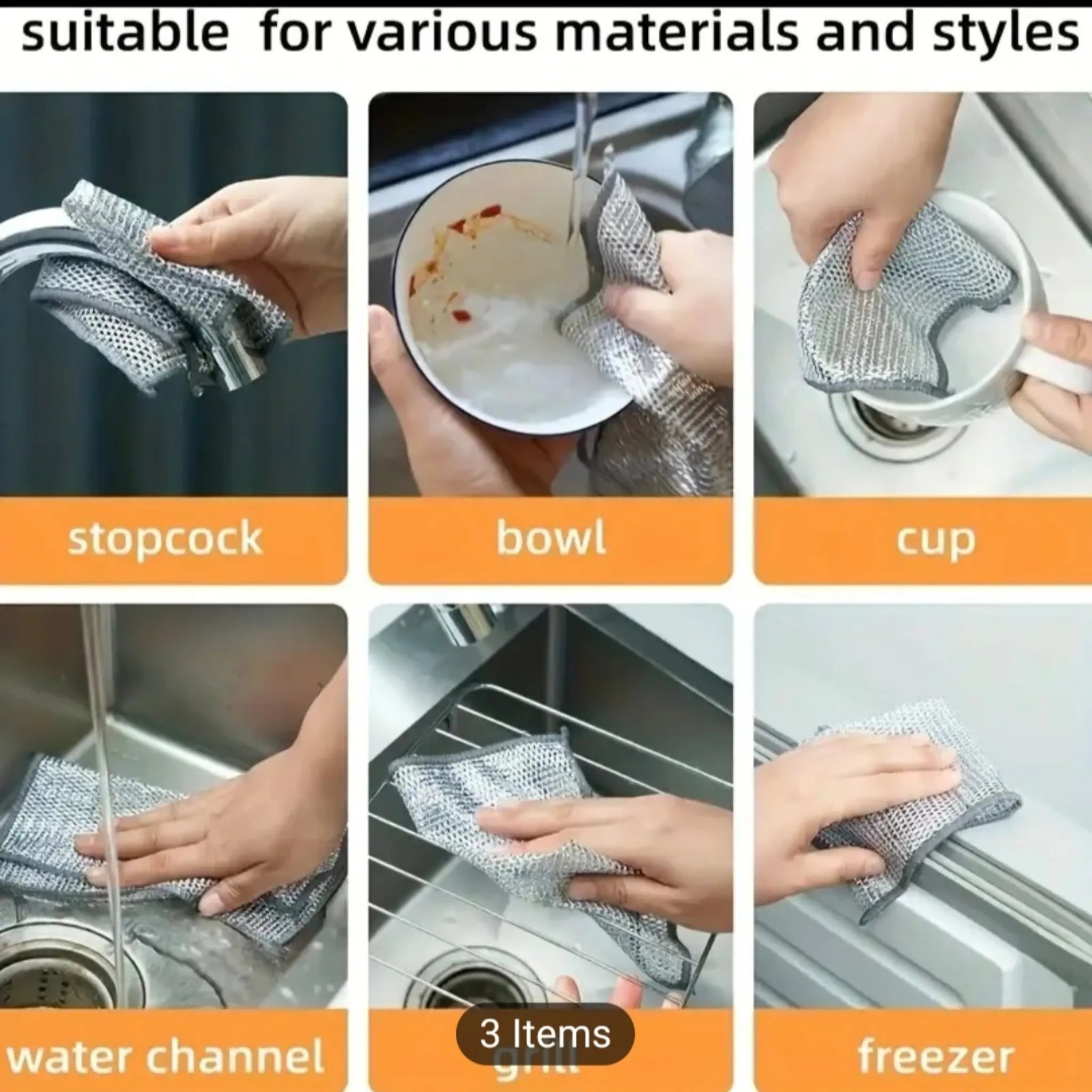 Multipurpose Wire Dishwashing