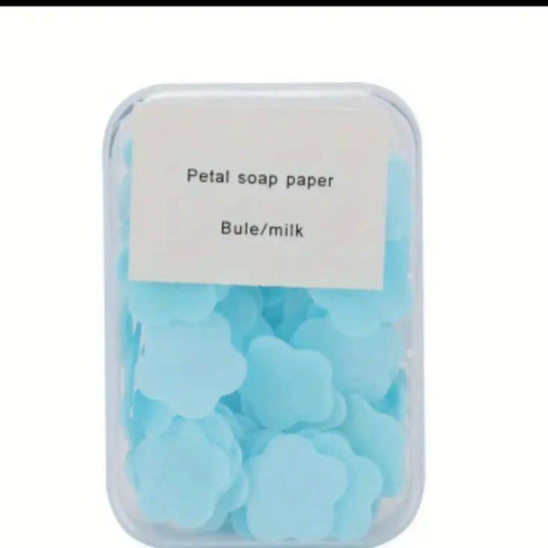 Portable Mini Paper Soap Sheets Travel Hand-Washing Soap in Compact Case for On-the-Go Hygiene