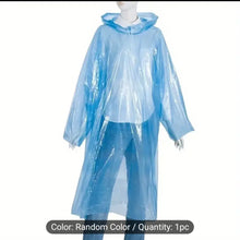 Reusable Waterproof PVC Rain Poncho with Hood