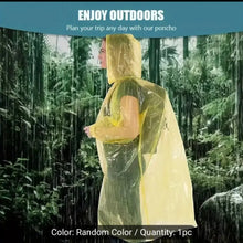 Reusable Waterproof PVC Rain Poncho with Hood
