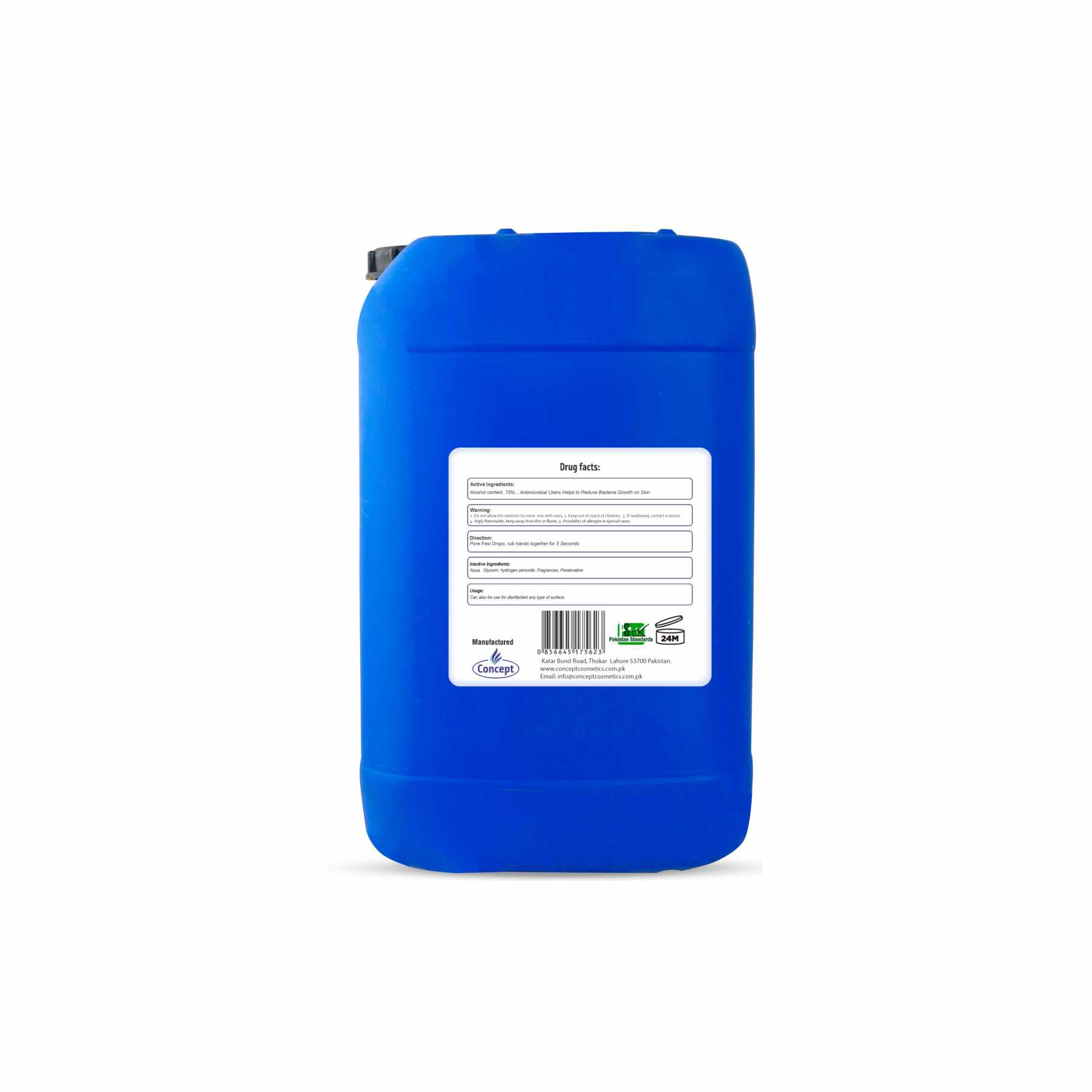 Hand Sanitizer liquid spray 20Litre Bulk