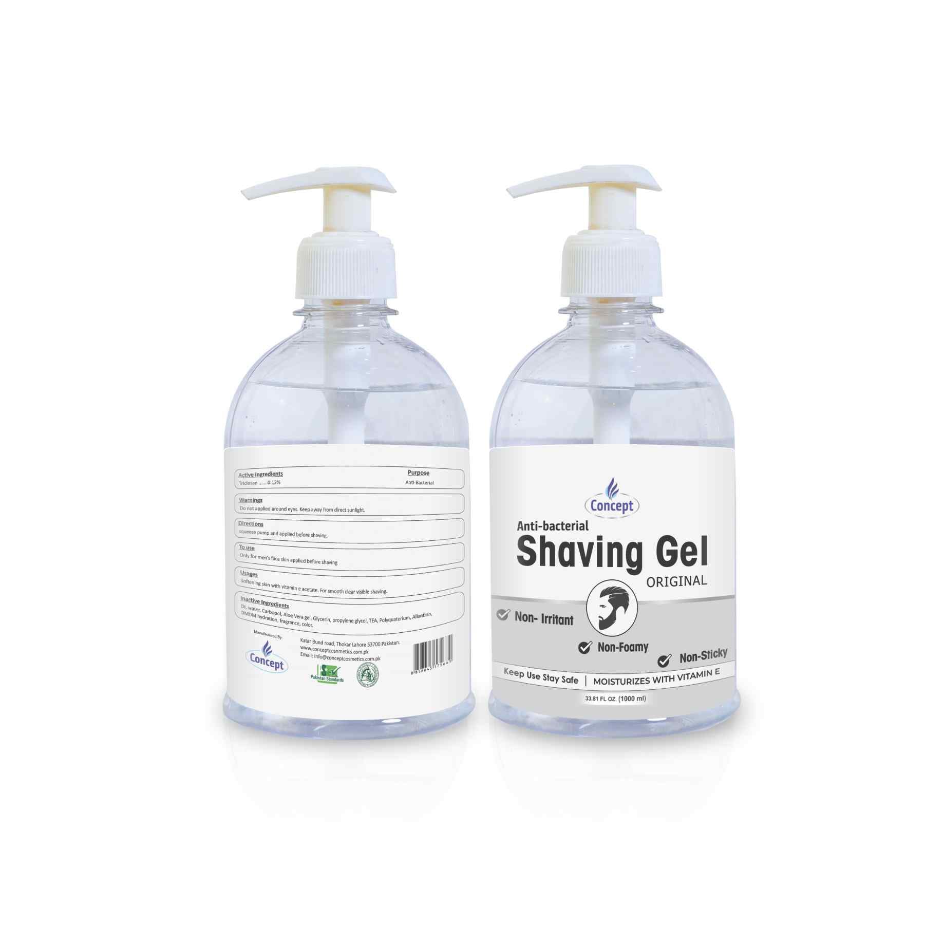 Concept Shaving Gel Original White
