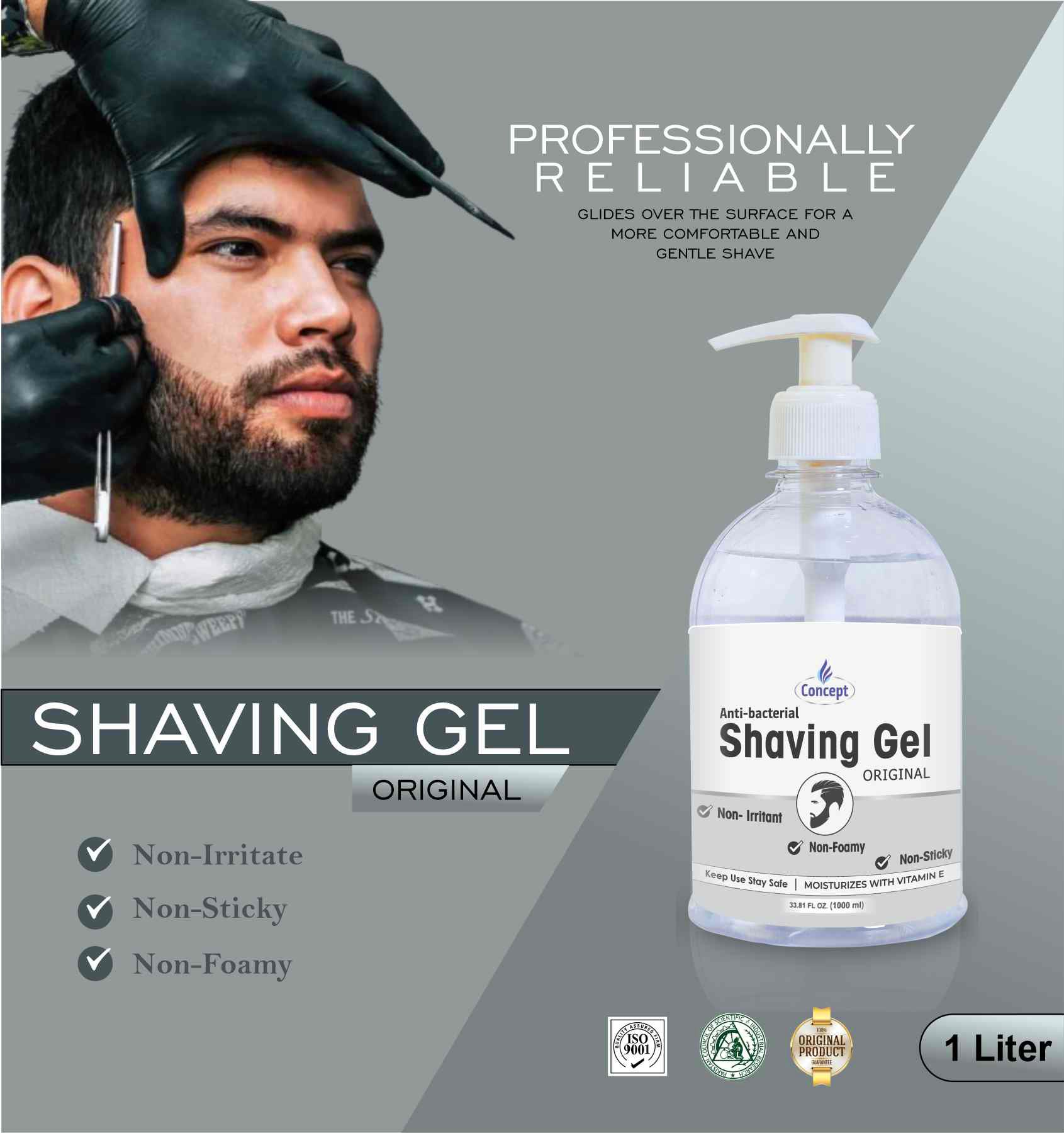 Concept Shaving Gel Original White