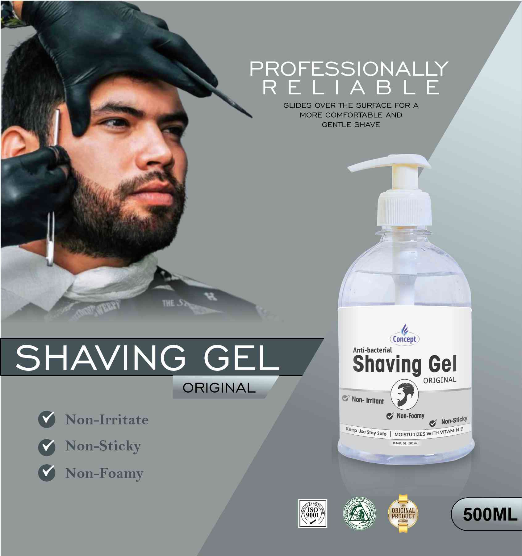 Concept Shaving Gel Original White